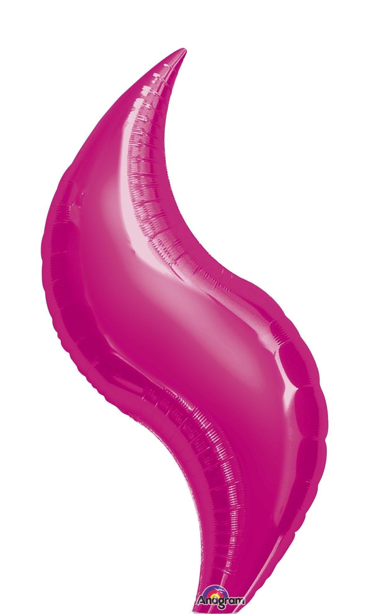 28" Fuchsia Curves - Lift balloons