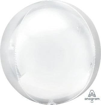 Orbz White 15" - (Single Pack). 4030701 - Lift balloons