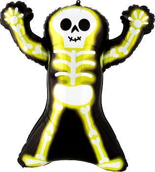 Halloween Neon Skelly 30 inch - Lift balloons