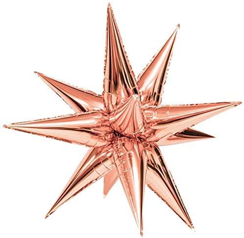 Starburst 3D Rose Gold 40 inch - Lift balloons