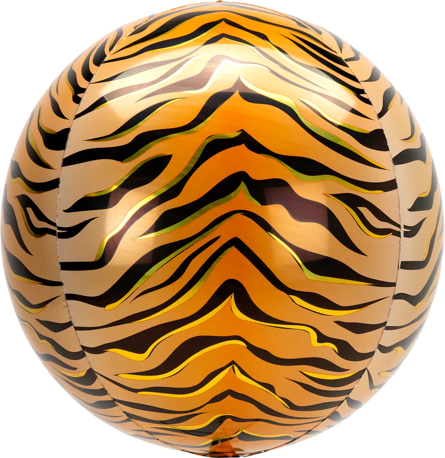 Orbz Tiger Print 15" - (Single Pack). 4211001 - Lift balloons