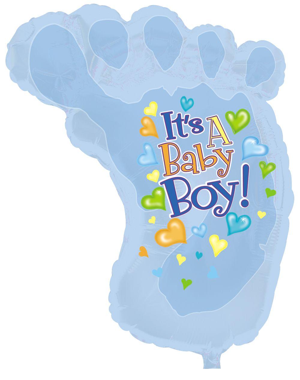 Baby Boy Foot 38 Inch - Lift balloons
