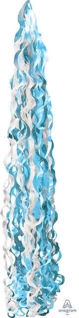 34" Twirlz Tail Medium - Blue - Lift balloons