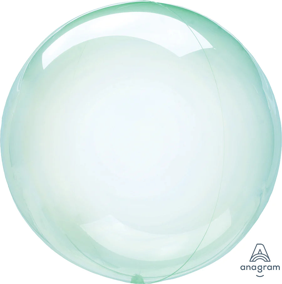 Bubble Crystal Clearz Petite Green 10" - (Single Pack). 82991