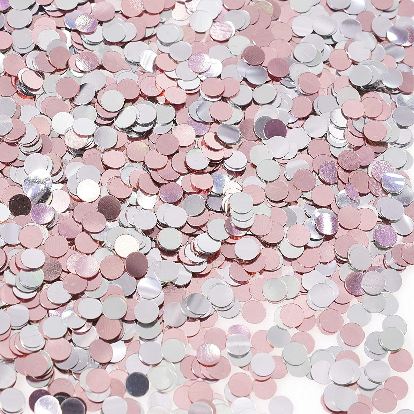 Rose Gold Metallic Round Confetti - 5/8 in. - Lift balloons