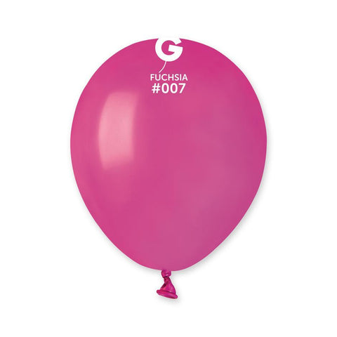 Solid Balloon Fuchsia A50-007 5 inch - Lift balloons 