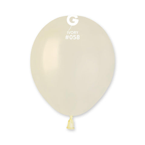 Metallic Balloon Ivory AM50-058  5 inch - Lift balloons 
