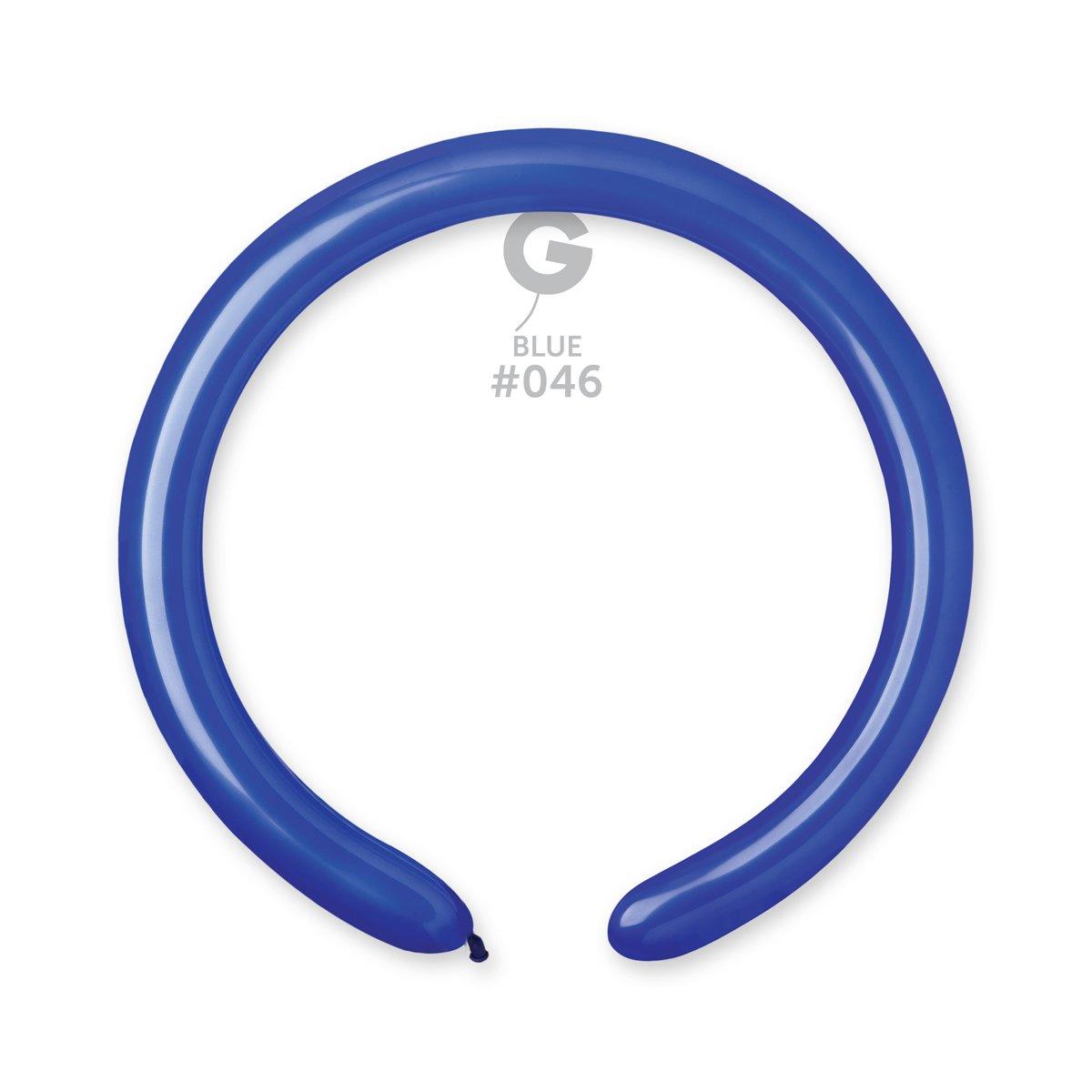 Solid Balloon Blue D4(260)-046 2 inch - Lift balloons