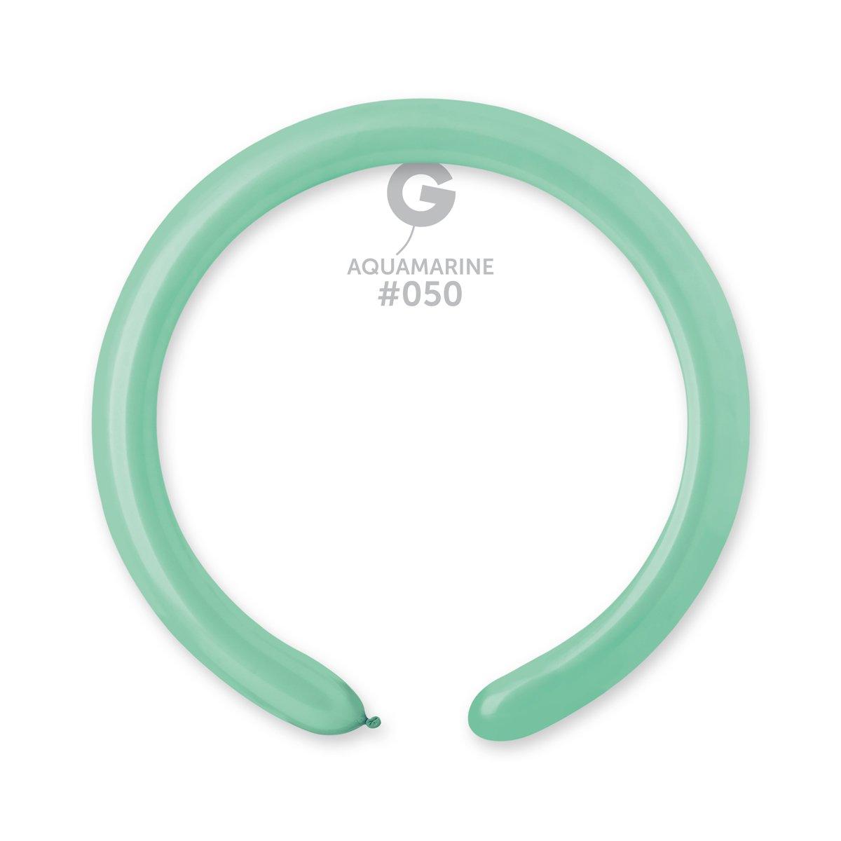 Solid Balloon Aquamarine D4(260)-050 2 inch - Lift balloons