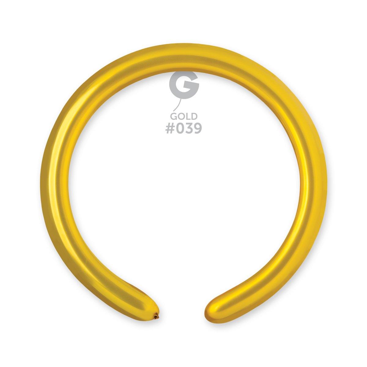 Metallic Balloon Gold D4M(260)-039 2 inch - Lift balloons