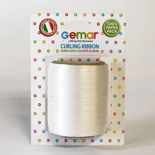 GEMAR Curling Ribbon White - Lift balloons