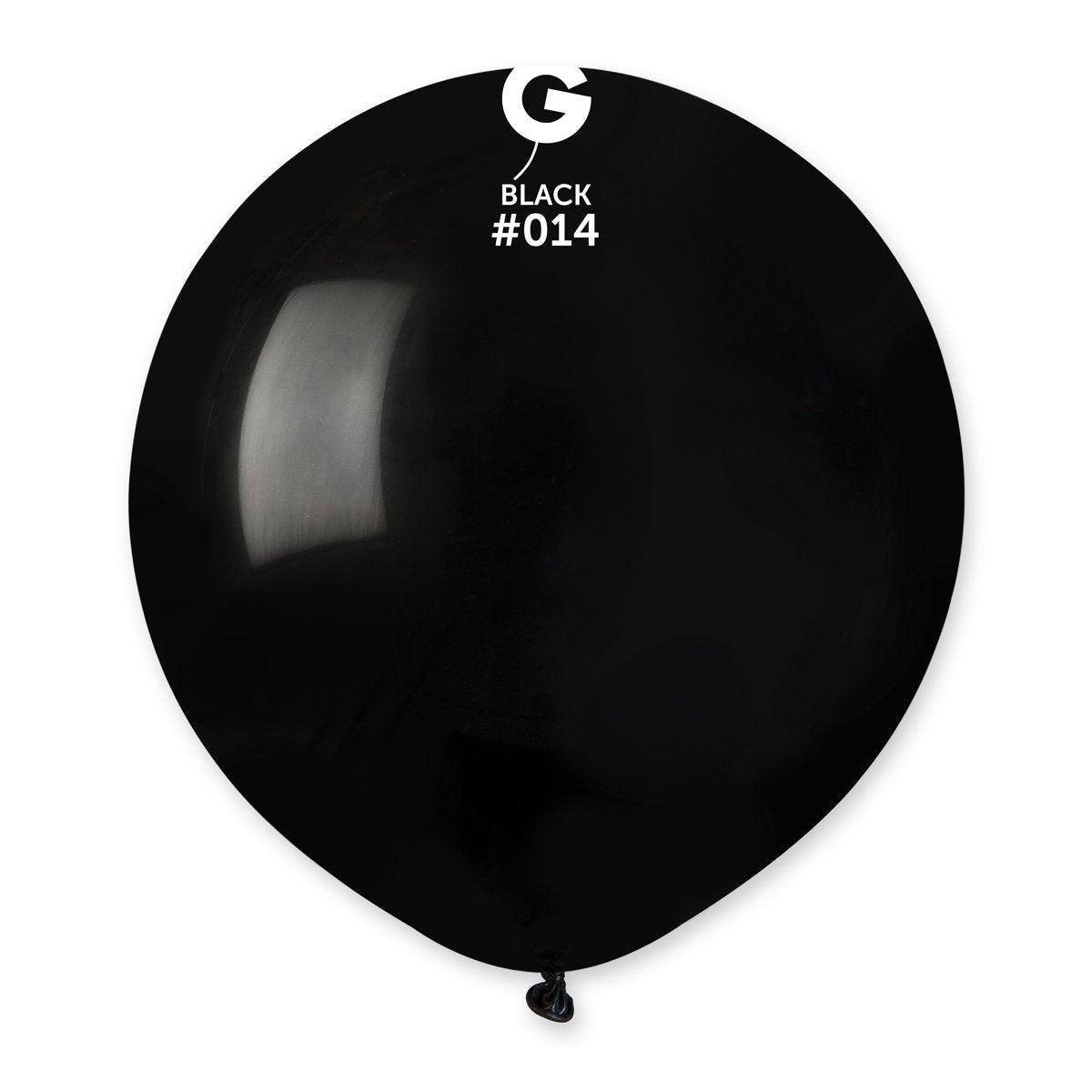 Solid Balloon Black G150-014 19 inch - Lift balloons