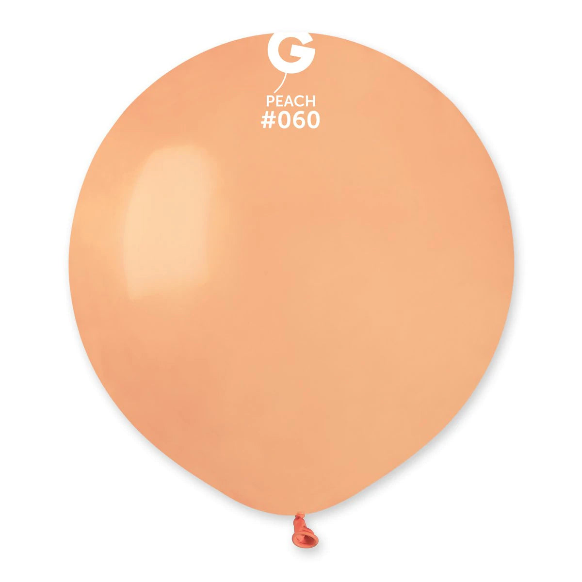 Solid Balloon Peach G150-060. 19 inch - Lift balloons