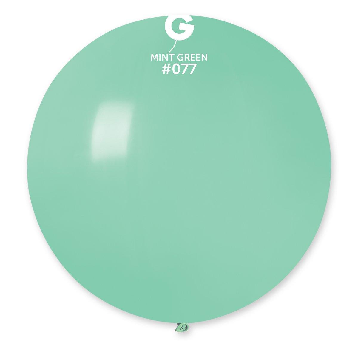 Solid Balloon Mint Green G30-077 31 inch - Lift balloons