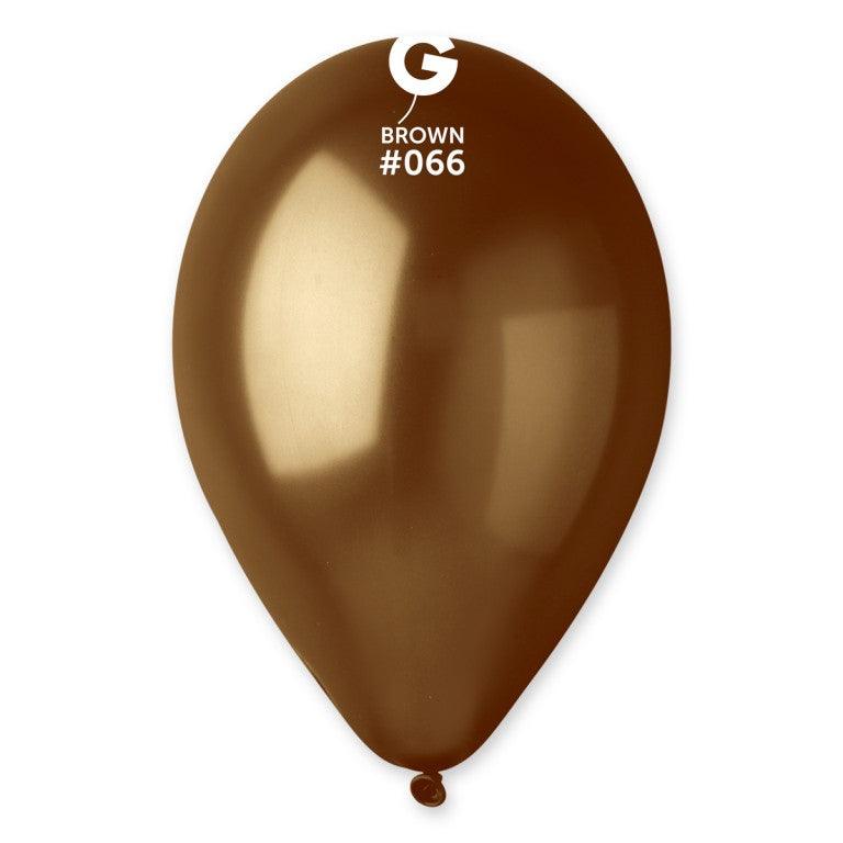 Metallic Balloon Brown AM50-066. 5 Inch - Lift balloons