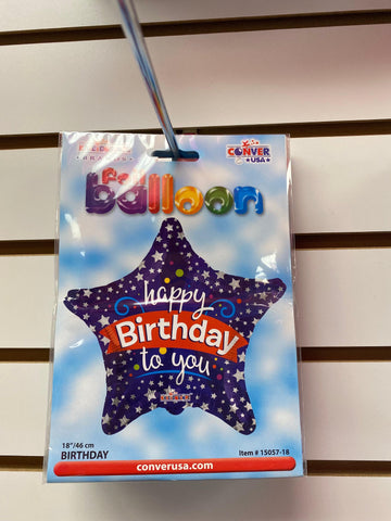 Happy Birthday to you Star 18 inch - Lift balloons 
