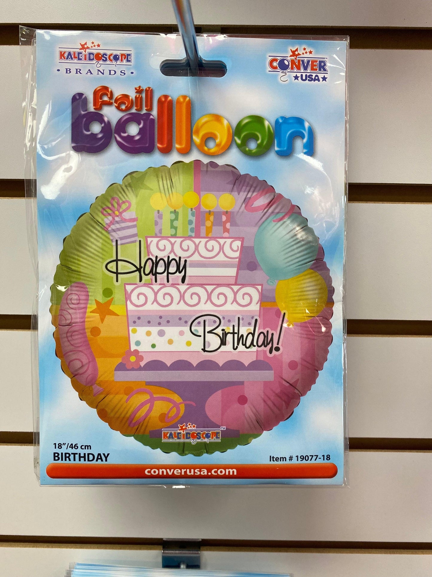 Cake Birthday Themed Foil Balloon - 18" inch - Lift balloons
