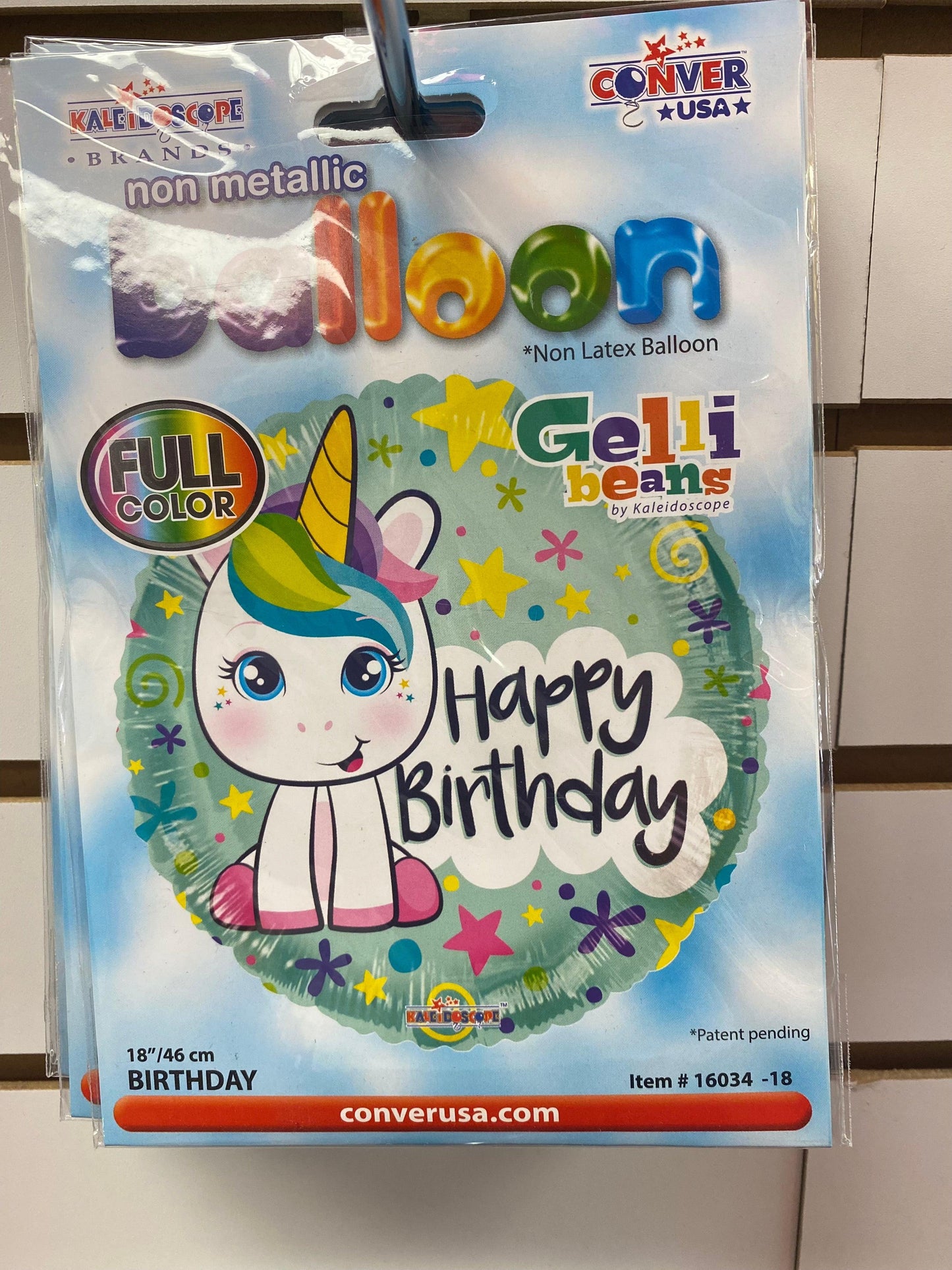 Cute Unicorn Foil Balloon Birthday 18 inch - Lift balloons