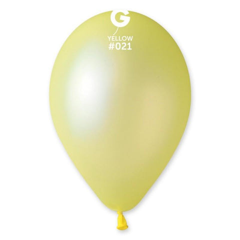 Neon Balloon Yellow GF110-021.  12 inch - Lift balloons 