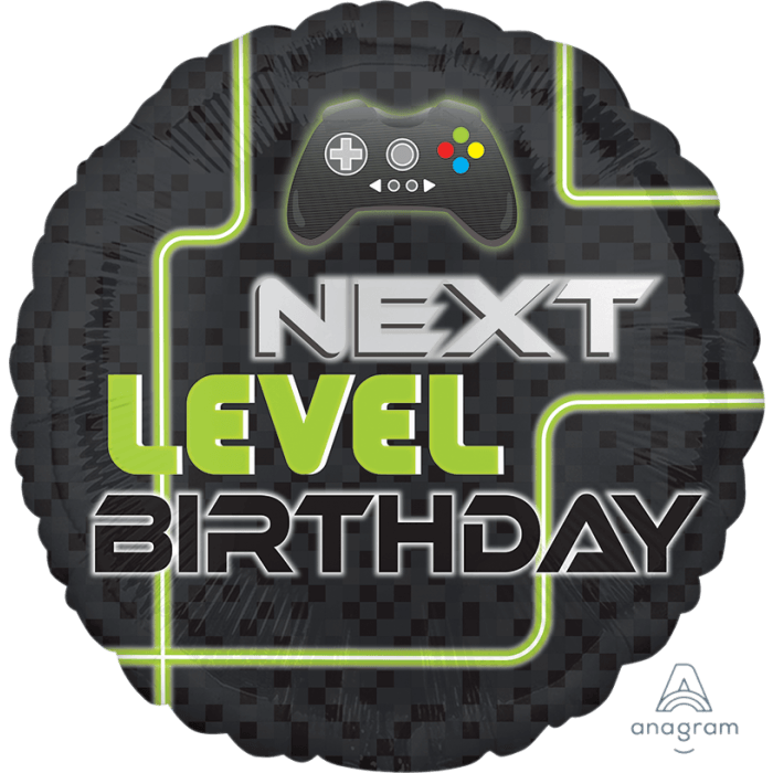 Next Level Birthday. 18 inch - Lift balloons
