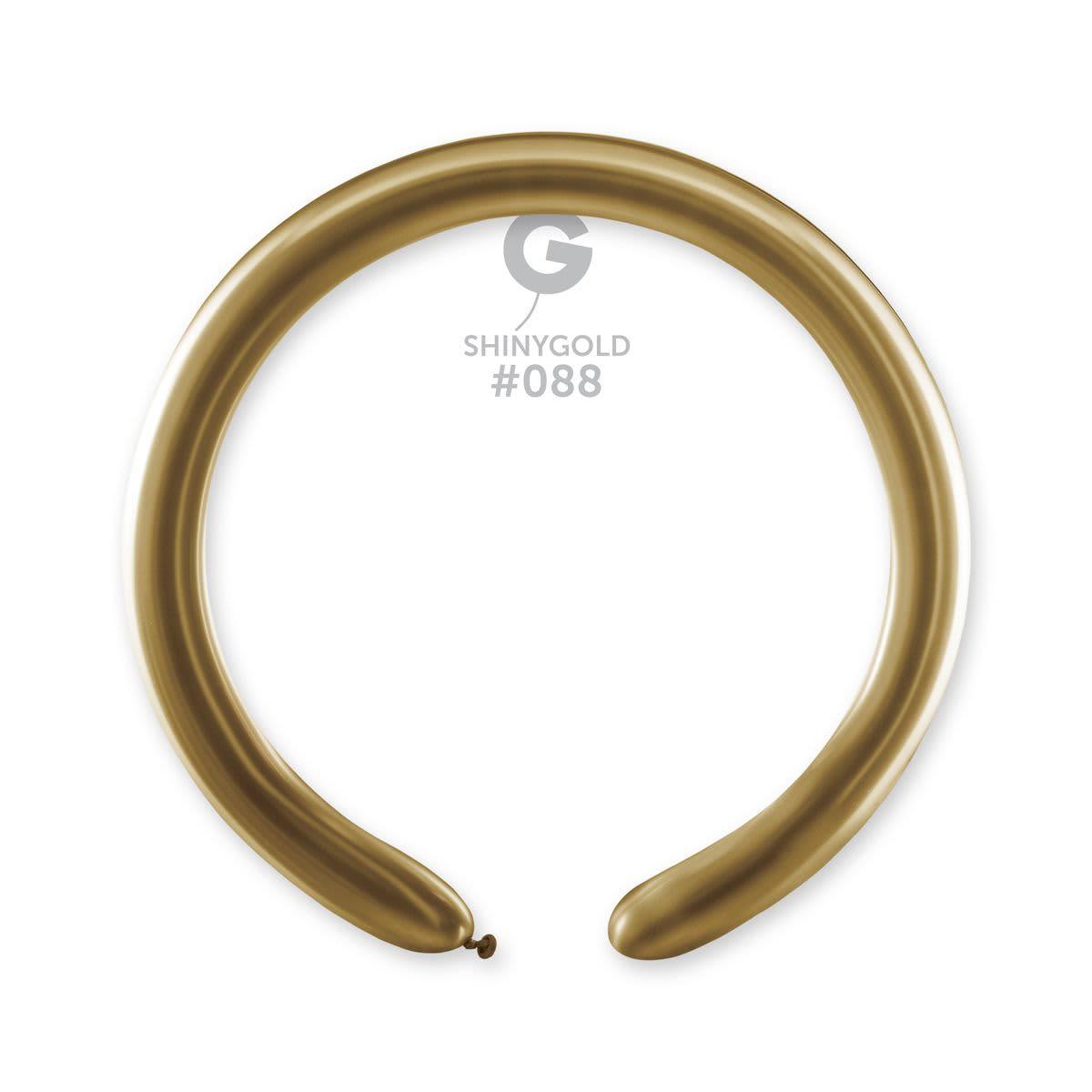 Shiny Gold #088 Balloon DB4-088 (260). 2 inch - Lift balloons