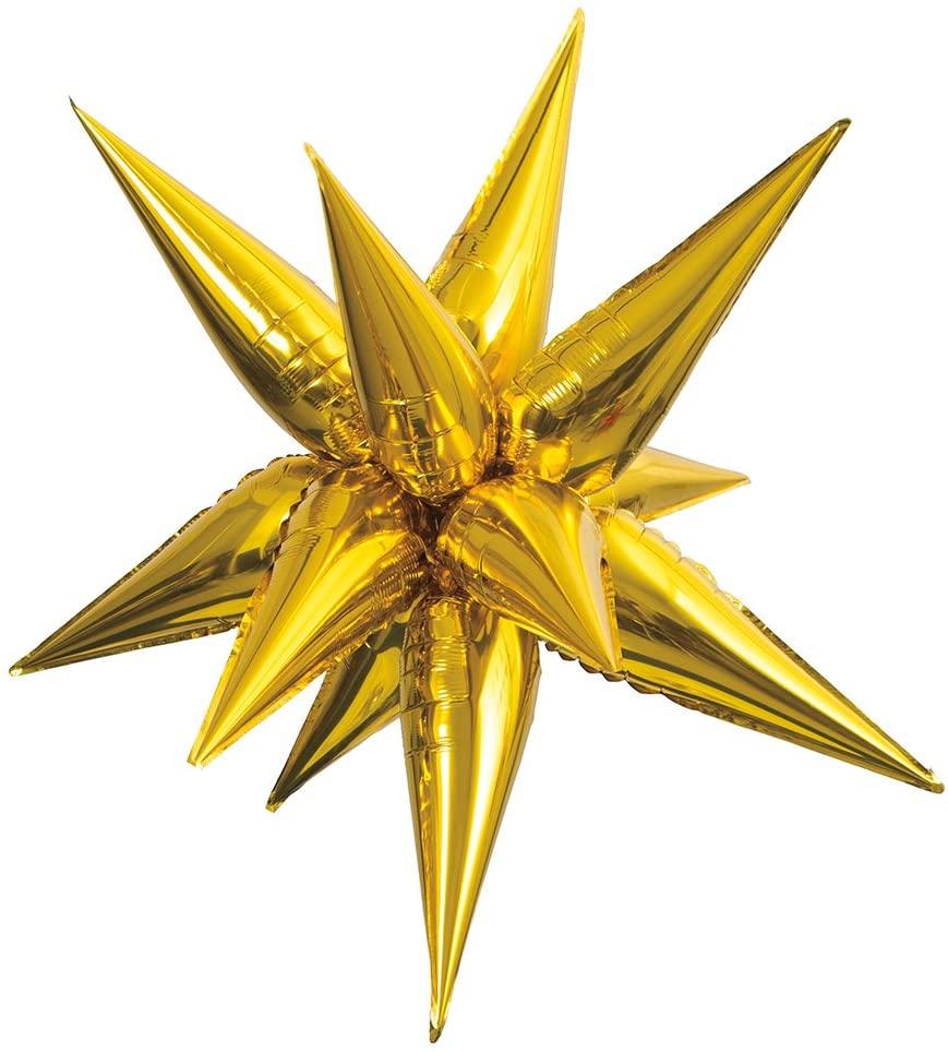 Starburst 3D Gold. 40 inch - Lift balloons