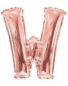 W Rose Gold Foil Letters 34 inch - Lift balloons