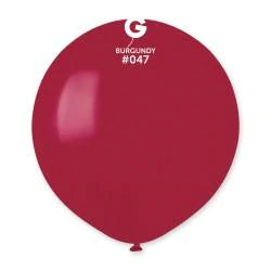 Solid Balloon Burgundy G150-047 19 inch - Lift balloons