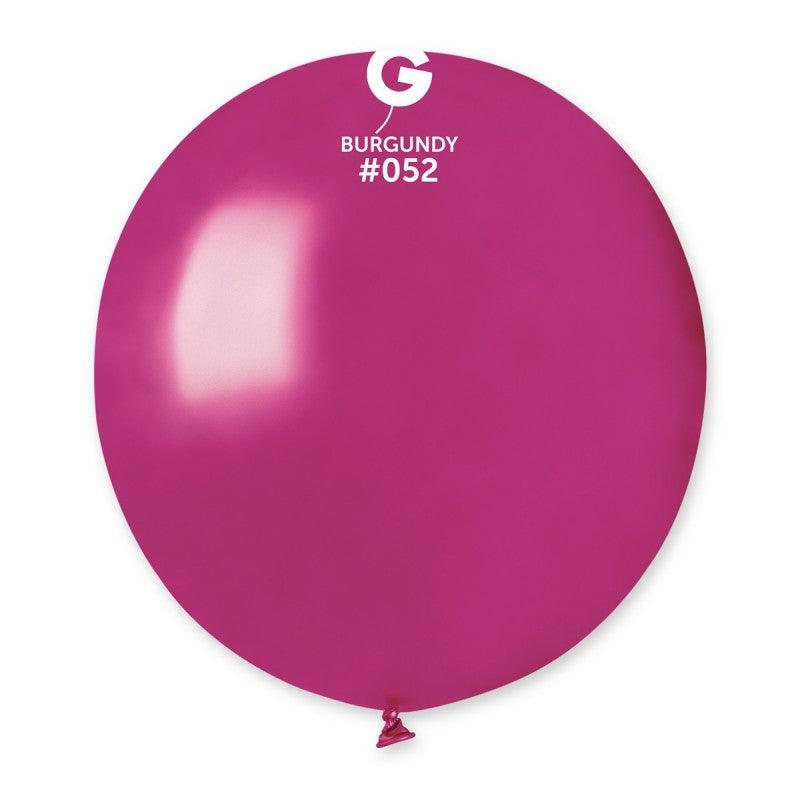 Metallic Balloon Burgundy GM150-052 19 inch - Lift balloons