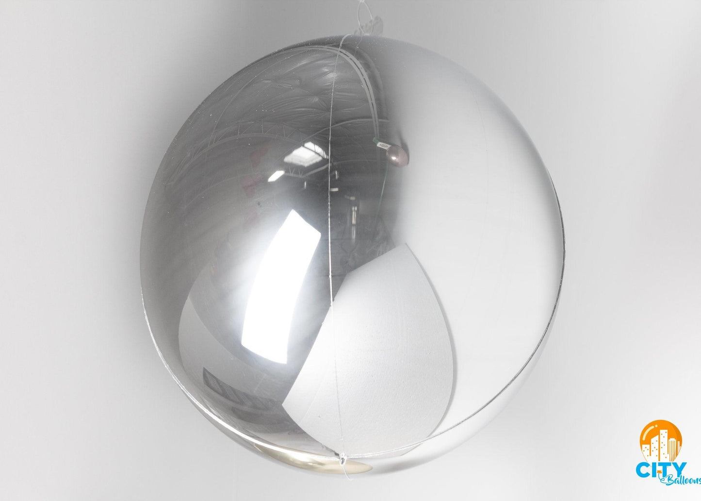 Orb Foil Balloon Spheres 15 inch Silver - Lift balloons