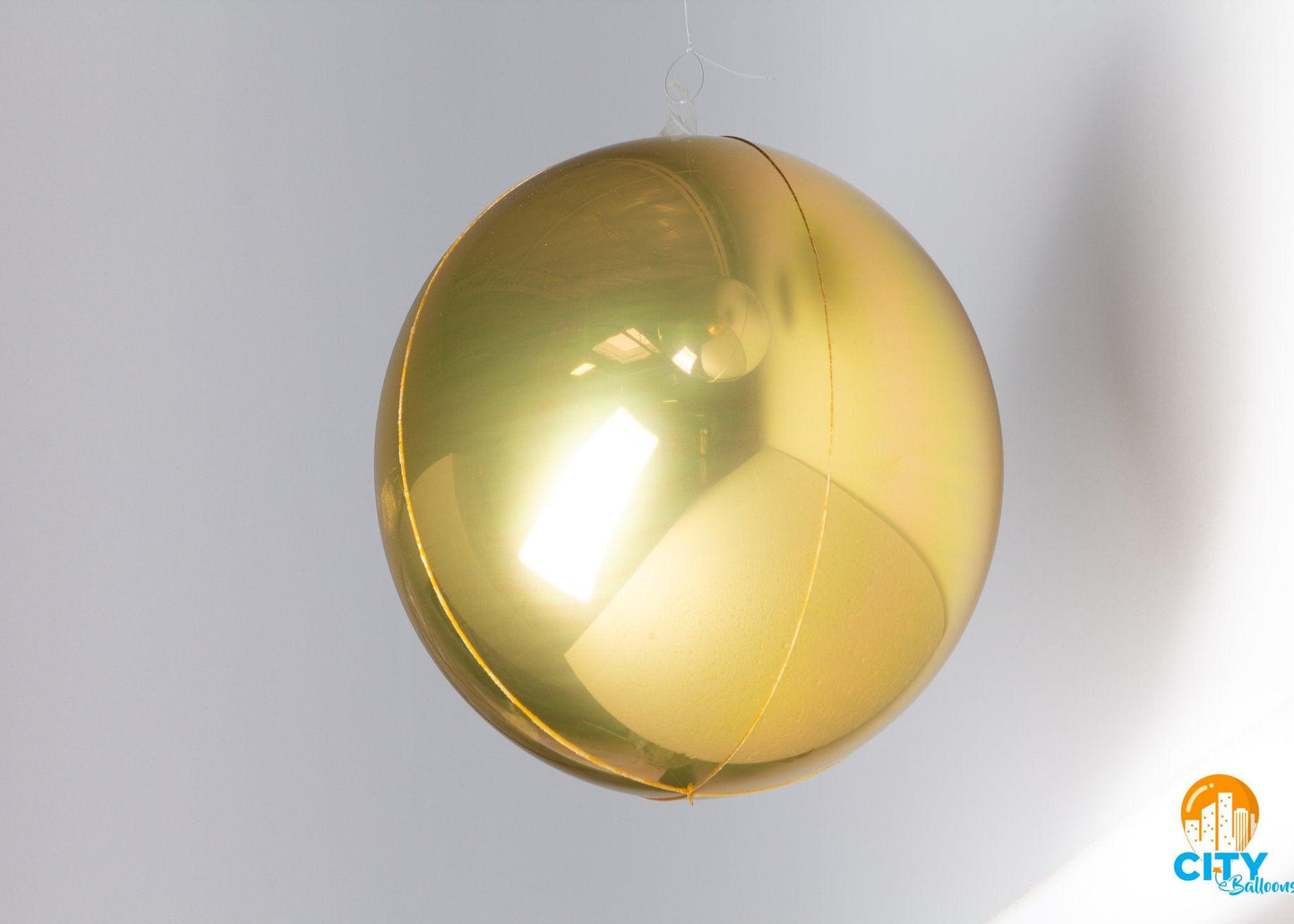 Orb Foil Balloon Spheres 15 inch Gold - Lift balloons