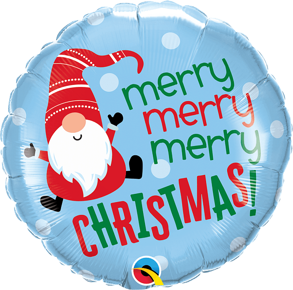 Merry Christmas Gnome 18´ - Lift balloons