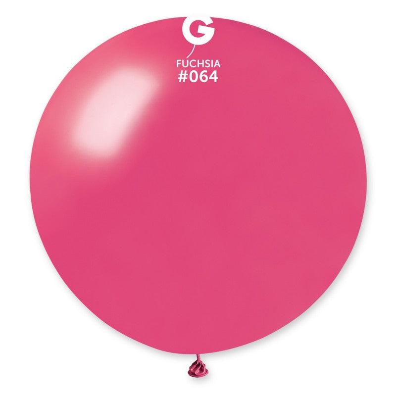 Metallic Balloon Fuchsia GM30-064 31 inch - Lift balloons