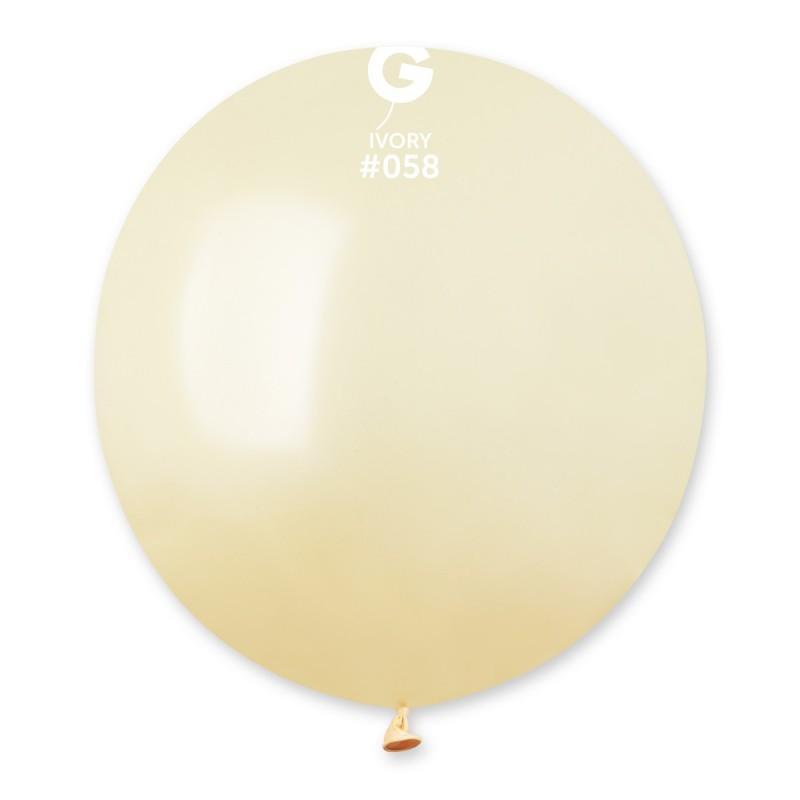 Metallic Balloon Ivory GM150-058 19 Inch - Lift balloons