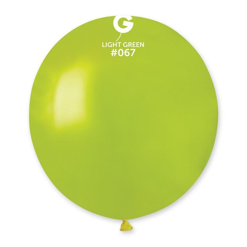 Metallic Balloon Light Green GM150-067 19 inch - Lift balloons