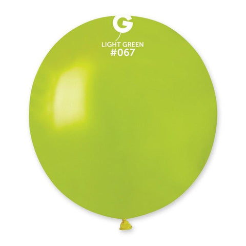 Metallic Balloon Light Green GM150-067   19 inch - Lift balloons 