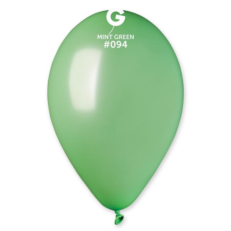 Metallic Balloon Mint Green GM110-094 12 Inch - Lift balloons