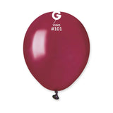 Solid Balloon Vino A50-101 | 100 balloons per package of 5'' each | Gemar Balloons