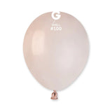 Solid Balloon Shell A50-100 | 100 balloons per package of 5'' each | Gemar Balloons USA