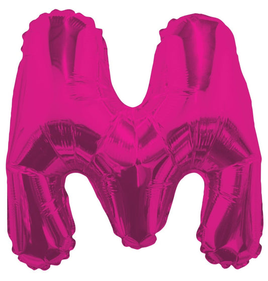 Letter M Hot Pink 14" - (Single Pack). 34809-14