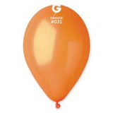 Metallic Balloon Orange GM110-031   12 inch - Lift balloons 