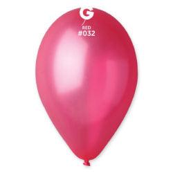 Metallic Balloon Red GM110-032   12 inch - Lift balloons 