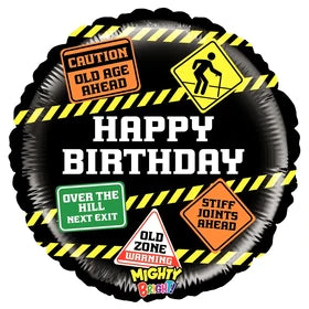 Mighty Old Age Signs 21" 14575 (Single Pack) - Lift balloons 