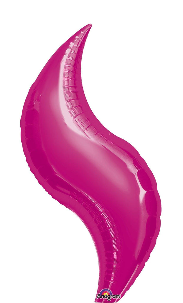 28" Fuchsia Curves - Lift balloons 