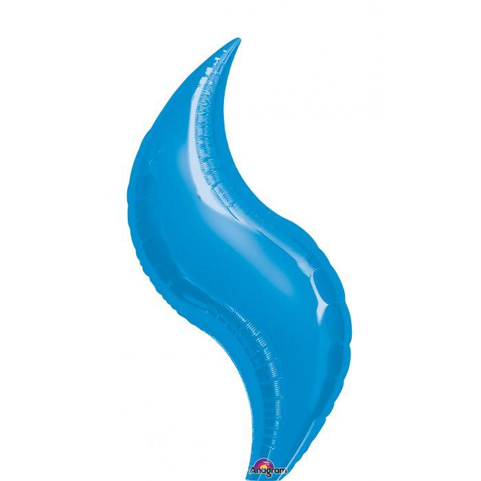 28" Blue Curves - Lift balloons 