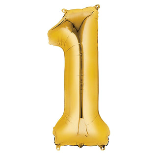 14 inch Foil Numbers Gold
