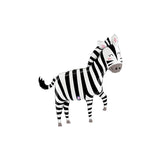 50" Happy Jungle Zebra