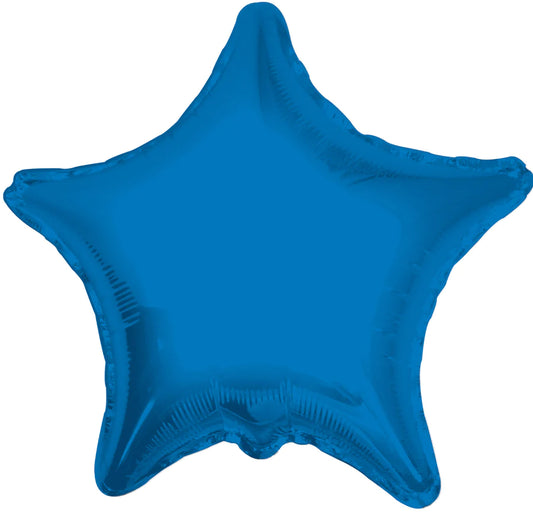 Star Royal Blue Shaped 4" Flat 34016-04