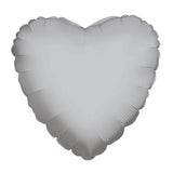 Heart Silver Shaped 4" (Flat). 34109-04