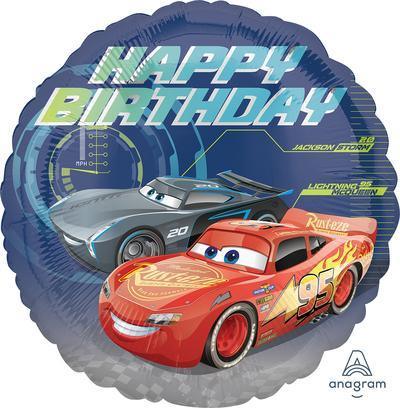 Happy Birthday Disney Pixar Cars  17 inch - Lift balloons 